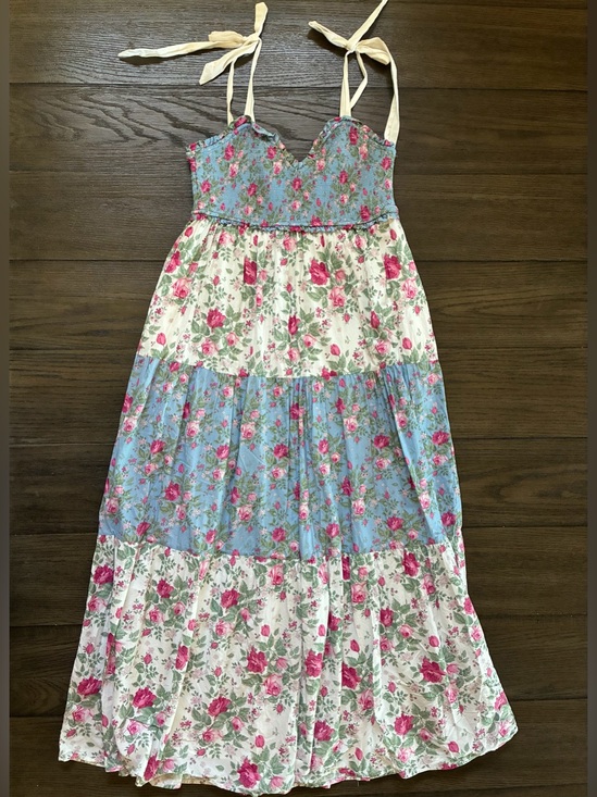 Altar'd State Dresses & Skirts - Altar’d State Blue & White Floral Maxi Dress